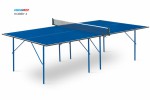 Теннисный стол для помещения swat Hobby 2 blue любительский стол для использования в помещениях 6010 s-dostavka - магазин СпортДоставка. Спортивные товары интернет магазин в Орске 
