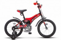 Детский велосипед Stels Jet 16" Z010 черный красный 2022 - магазин СпортДоставка. Спортивные товары интернет магазин в Орске 
