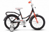 Детский велосипед Stels Flyte 18" Z011 Чёрный красный 2022 - магазин СпортДоставка. Спортивные товары интернет магазин в Орске 