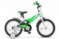 Детский велосипед Stels Jet 16" Z010 зеленый белый  2022 - магазин СпортДоставка. Спортивные товары интернет магазин в Орске 
