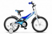 Детский велосипед Stels Jet 16" Z010 синий белый 2022 - магазин СпортДоставка. Спортивные товары интернет магазин в Орске 