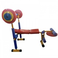Силовой тренажер детский скамья для жима DFC VT-2400 для детей дошкольного возраста s-dostavka - магазин СпортДоставка. Спортивные товары интернет магазин в Орске 