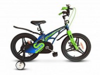 Детский велосипед Stels Galaxy Pro 16" V010 зеленый 2022 - магазин СпортДоставка. Спортивные товары интернет магазин в Орске 