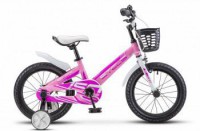 Детский велосипед Stels Pilot-150 16" V010 розовый 2022 - магазин СпортДоставка. Спортивные товары интернет магазин в Орске 