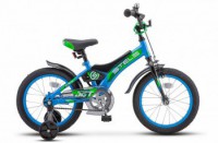 Детский велосипед Stels Jet 16" Z010 синий черный  2022 - магазин СпортДоставка. Спортивные товары интернет магазин в Орске 