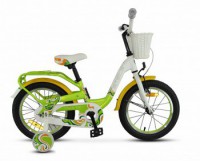 Детский велосипед Stels Pilot-190 16" V030 Зелёный жёлтый белый 2022 - магазин СпортДоставка. Спортивные товары интернет магазин в Орске 